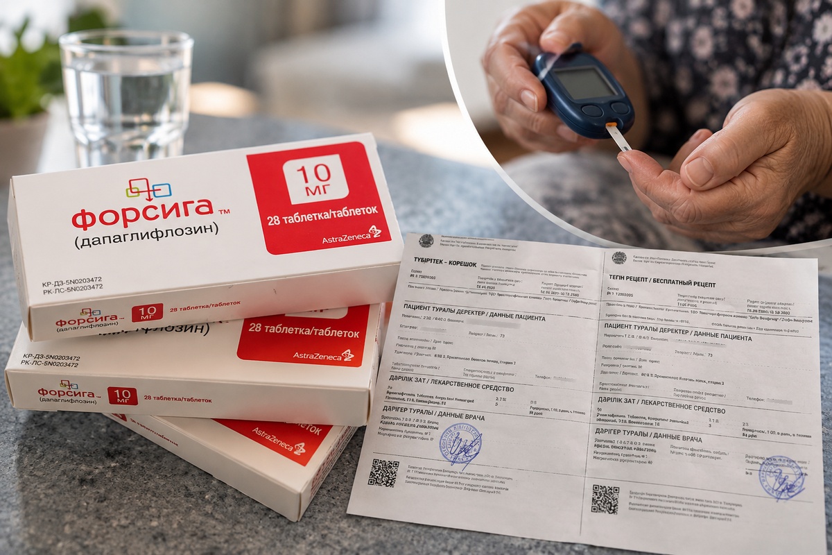 Aktau pensioner receives free diabetes medicine