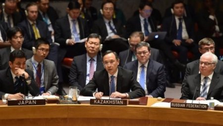 Политическое обращение Назарбаева представили на дебатах Совета Безопасности ООН