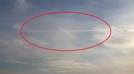 Крест увидели в небе над Астаной в Крещение