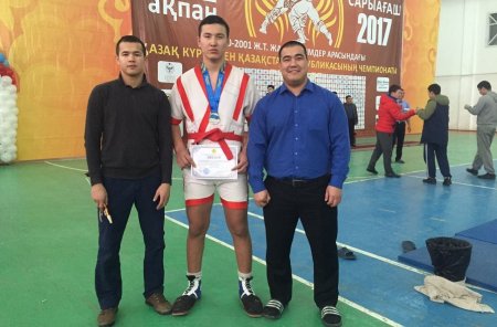 Две серебряные медали завоевали спортсмены из Мангистау на чемпионате Казахстана по казакша курес