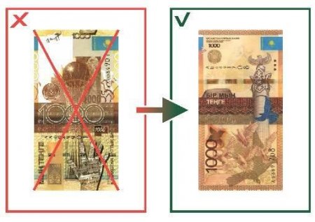 1 марта обращение банкнот номиналом 1000 тенге образца 2006 года будет завершено