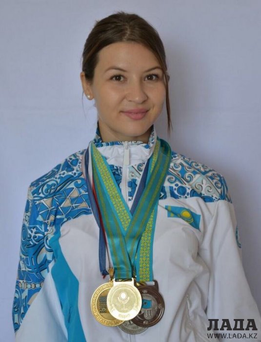 Ольга Калинина из Актау завоевала золотую медаль на чемпионате Казахстана по вольной борьбе