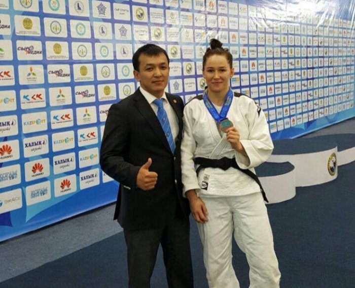 Анна Казюлина из Актау выиграла бронзовую медаль на кубке Европы по дзюдо