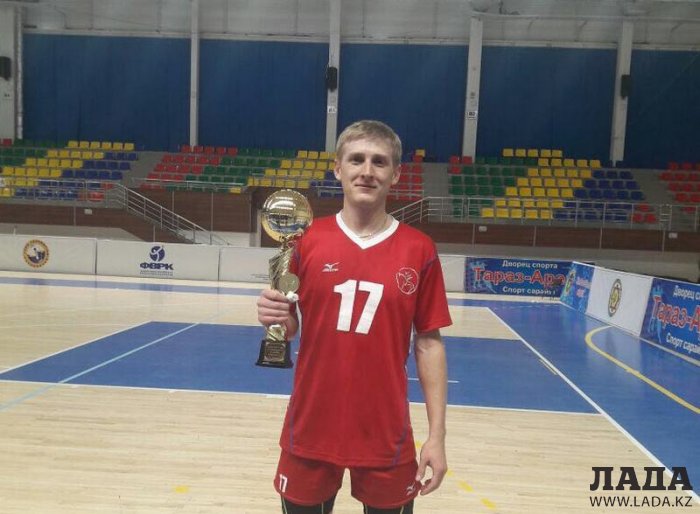 В Актау встретили победителей чемпионата Казахстана по волейболу