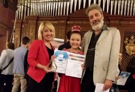 Айнура Шукурова из Жанаозена заняла первое место на международном музыкальном конкурсе в Риме