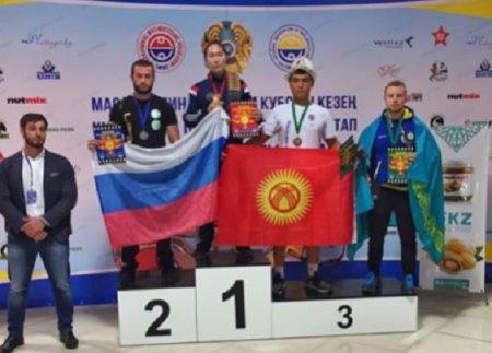 Сергей Юдченко из Актау завоевал бронзовую медаль на I этапе кубка мира по мас-рестлингу