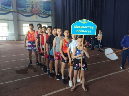 Спортсмены из Мангистау завоевали восемь медалей на республиканском турнире по тайскому боксу в Шымкенте