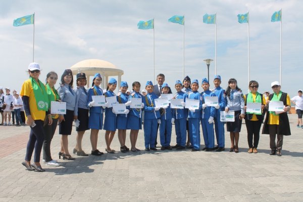 В Актау проходит неделя безопасности дорожного движения
