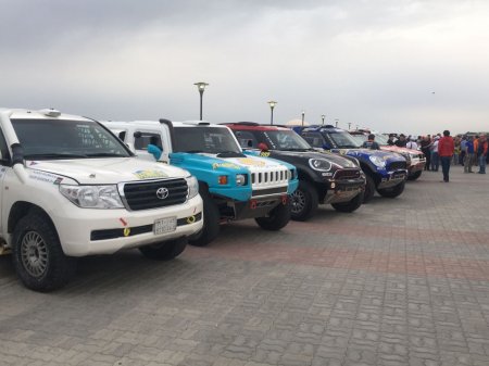 Пятый этап Кубка мира по ралли-рейдам Rally Kazakhstan-2017 стартовал в Актау