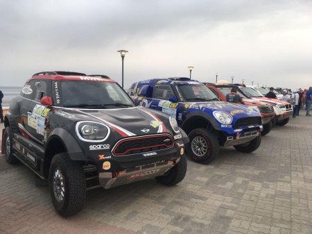 Пятый этап Кубка мира по ралли-рейдам Rally Kazakhstan-2017 стартовал в Актау