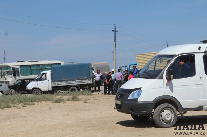 Конфликт между водителями произошел на заправке «Казмунайгаз» в Актау