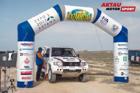 Экипаж №222 команды Aktau Motorsport удерживает третью строчку в рейтинге автомобилей категории Т2 на Rally Kazakhstan-2017