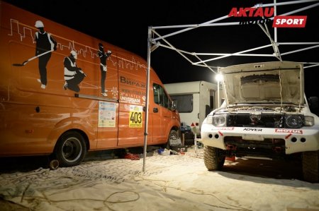 Экипаж №222 команды Aktau Motorsport удерживает третью строчку в рейтинге автомобилей категории Т2 на Rally Kazakhstan-2017
