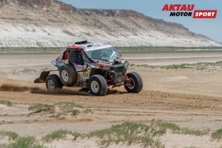 Экипаж №222 команды Aktau Motorsport удерживает третью строчку в рейтинге автомобилей категории Т2 на Rally Kazakhstan-2017