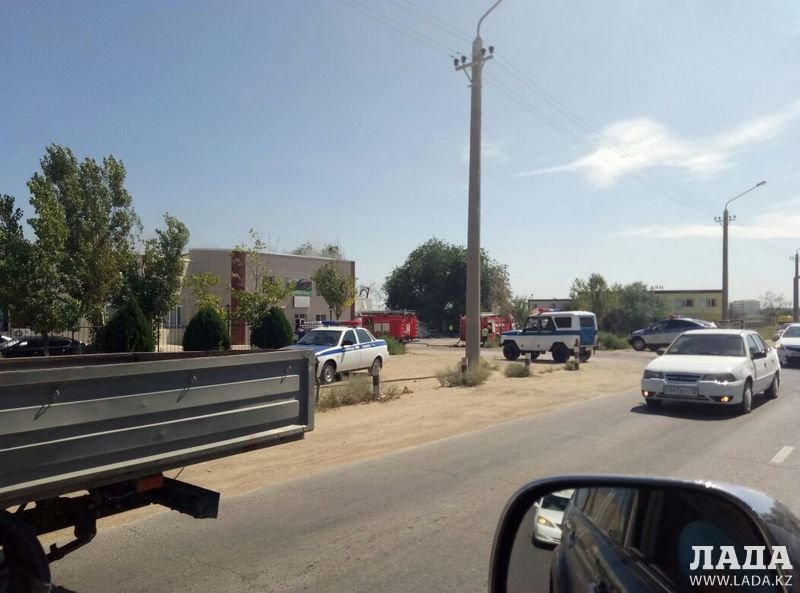 В 21 микрорайоне Актау загорелась баня