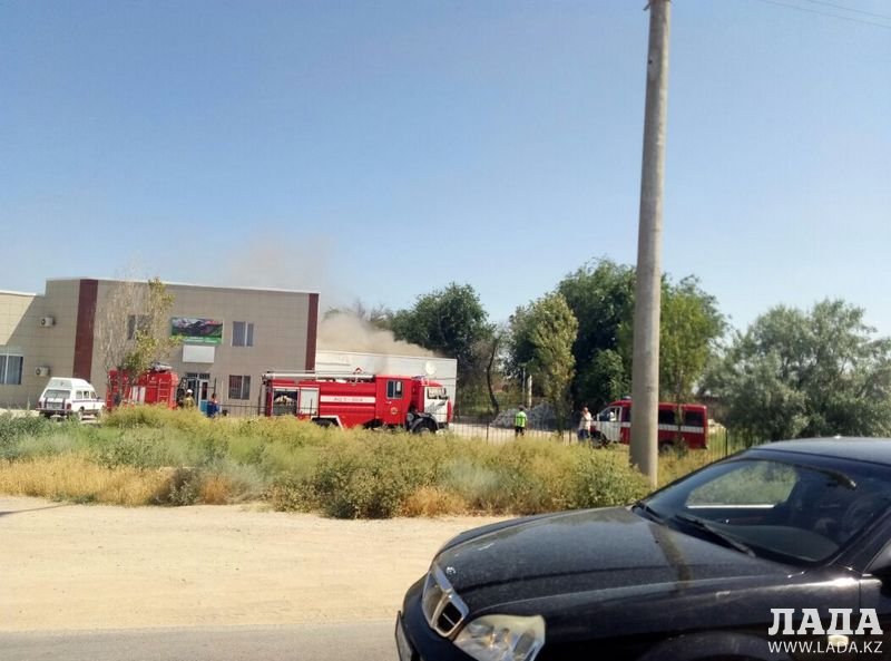 В 21 микрорайоне Актау загорелась баня