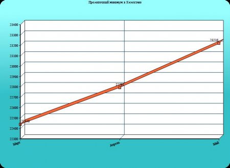 Прожиточный минимум в Мангистау в мае составил 27 533 тенге