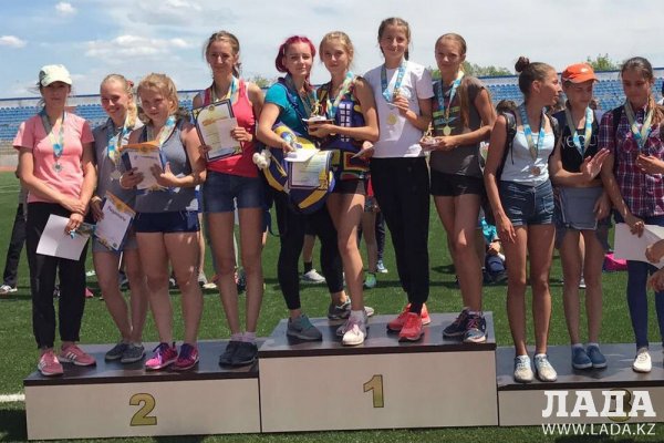 Актауские легкоатлеты завоевали 12 медалей на республиканском турнире