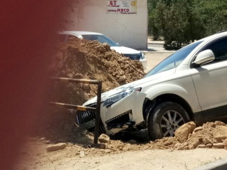 Неудачно въехал