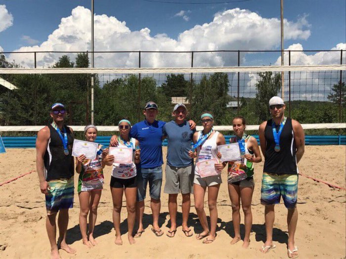 Актауские пляжные волейболисты завоевали весь набор медалей по итогам третьего тура чемпионата РК