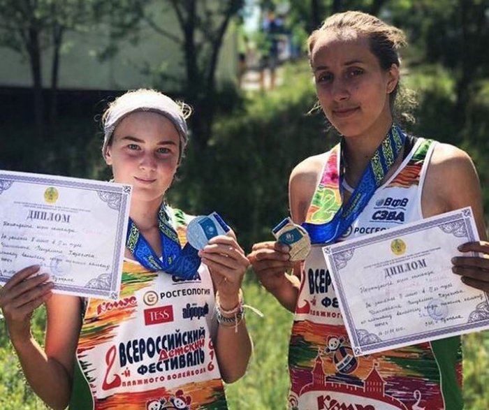 Актауские пляжные волейболисты завоевали весь набор медалей по итогам третьего тура чемпионата РК