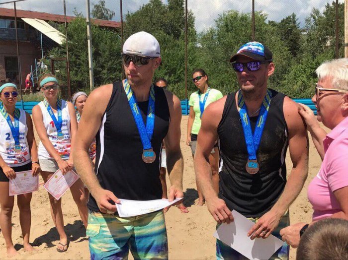 Актауские пляжные волейболисты завоевали весь набор медалей по итогам третьего тура чемпионата РК