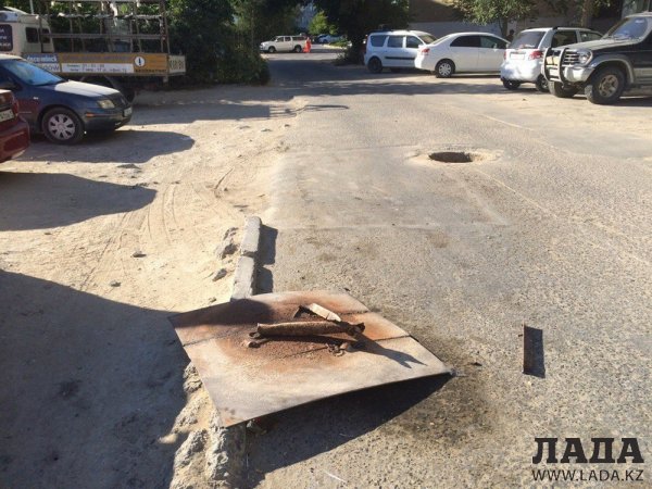 Люк-вредитель. Влетел по полной