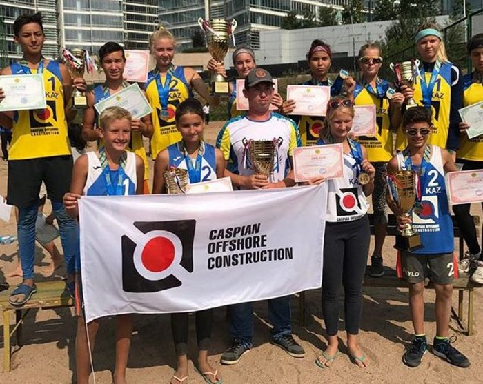Пляжные волейболисты из Актау завоевали четыре «золота» на Кубке Казахстана