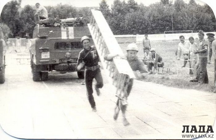 Сборная Мангистау лидирует по итогам первого дня чемпионата Казахстана по пожарно-спасательному спорту