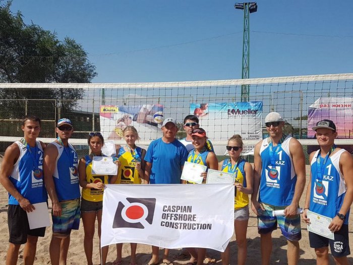 Пляжные волейболисты из Актау завоевали четыре медали в финале чемпионата Казахстана
