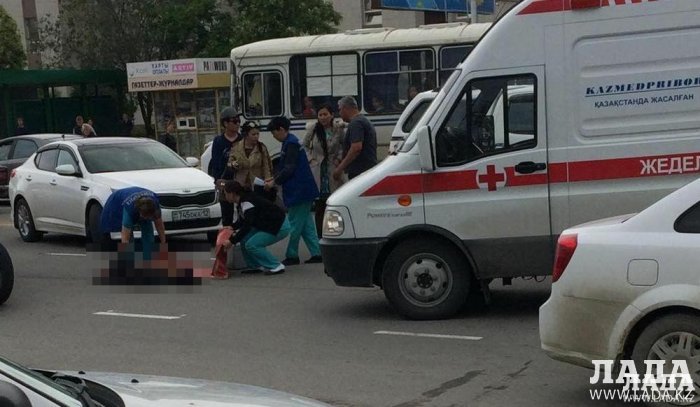 В Актау в 2017 году произошло 10 аварий с наездами на пешеходов