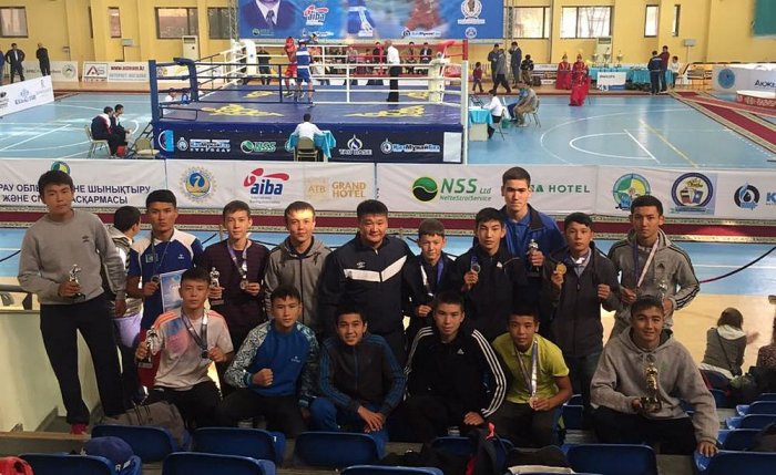 Боксеры из Мангистау завоевали 10 медалей на республиканском турнире в Атырау