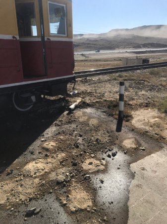 В Шетпе с рельс сошел тепловоз