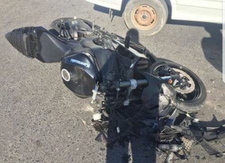 В Актау мотоциклист пострадал в результате столкновения с ВАЗ-21015