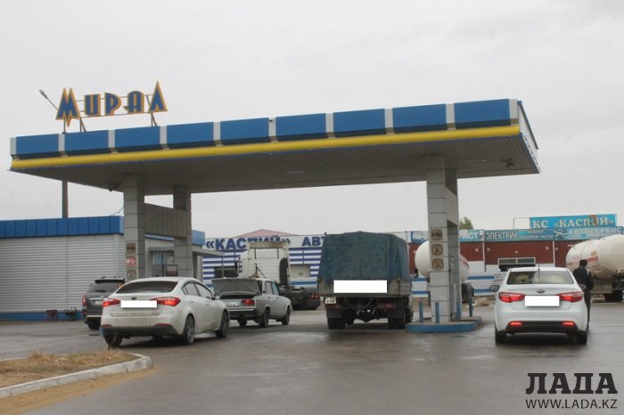 Цена за литр сжиженного газа на автозаправках «КазМунайГаз» в Актау выросла до 45 тенге