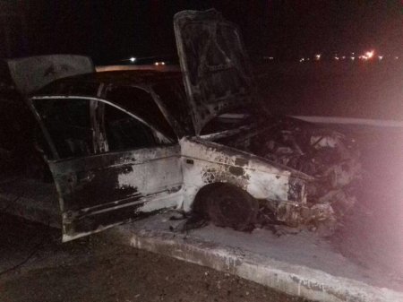 О причинах возгорания автомобиля в Приозёрном рассказали в УЧС Актау