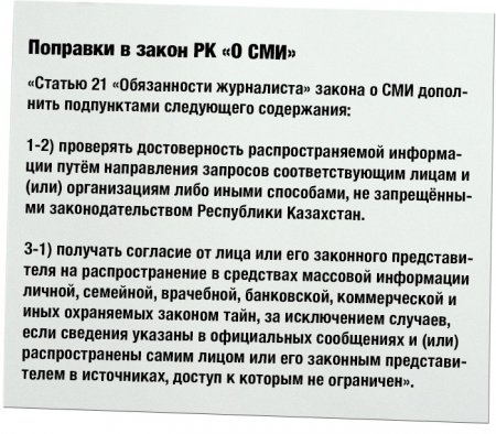 Почему закон о СМИ в Казахстане касается каждого?