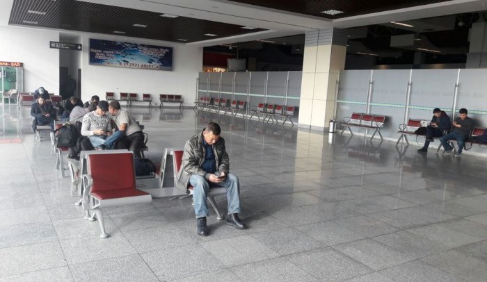 На условия в аэропорту Актау пожаловался пассажир