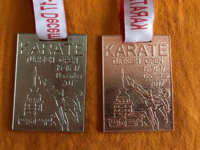 Актауская каратистка София Ключник привезла две медали с международного турнира в Стамбуле