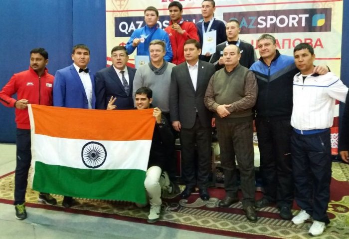 Нурлан Сабиров из Актау завоевал «серебро» на международном турнире по боксу в Караганде