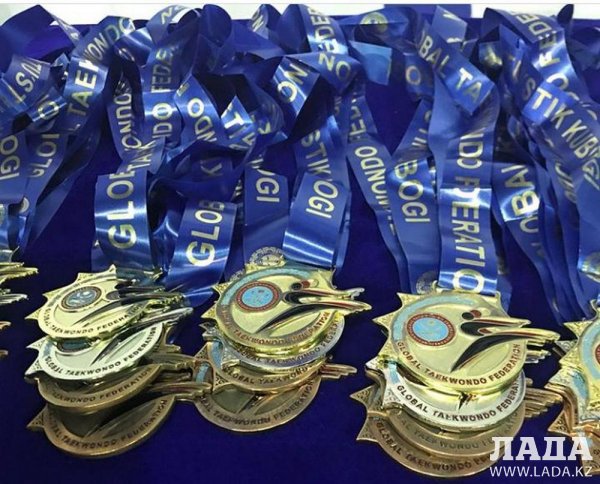 Тхэквондисты из Актау стали обладателями 17 медалей на Кубке ЮКО