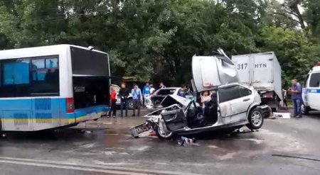 Подборка аварий в Казахстане с участием пассажирского транспорта за год