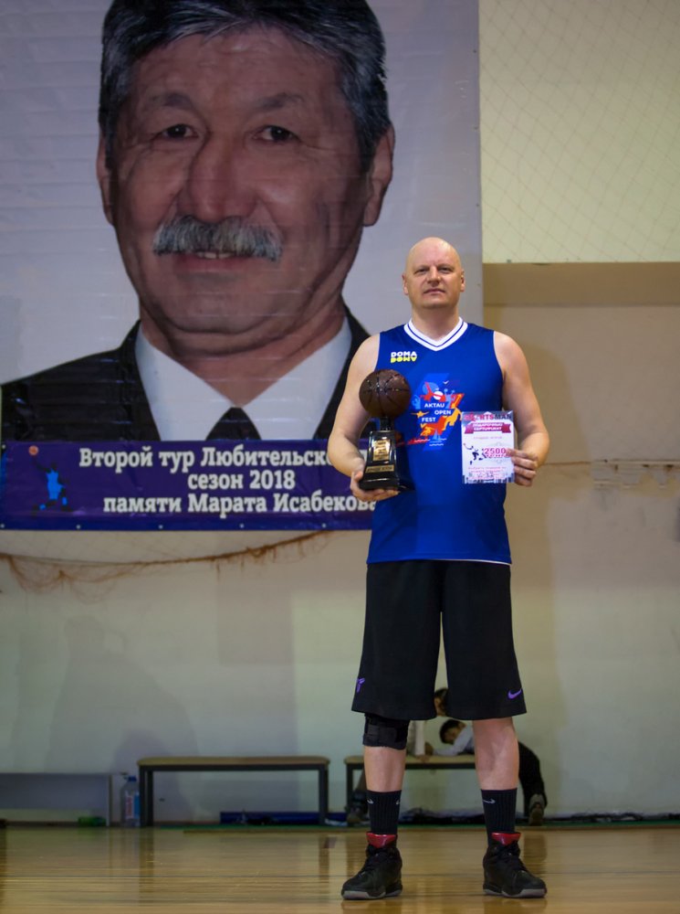 В Актау прошел второй тур Любительской лиги по баскетболу памяти первого тренера