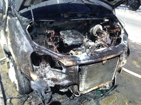 В 22 микрорайоне Актау сгорела «ГАЗель»