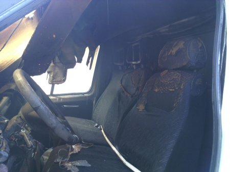 В 22 микрорайоне Актау сгорела «ГАЗель»