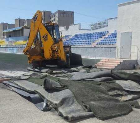 Какие изменения ждут футбольное поле на стадионе «Жас Канат» в Актау