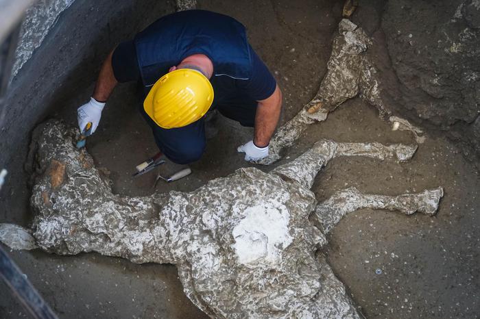 Удивительную 2000-летнюю находку сделали под руинами Помпеев
