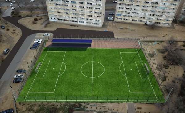 Футбольное поле по стандартам FIFA обещали построить в Актау