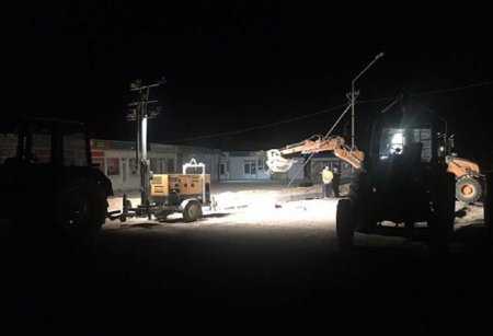 Акимат Актау: Работы по ремонту дороги у рынка «РусКаз» ведутся в две смены