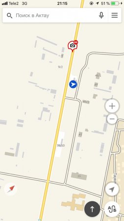 На автодороге Актау-Акшукур загорелся автомобиль